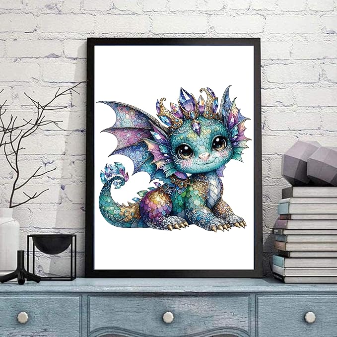 Wooden Puzzles for Adults, Dragon Wooden Puzzles 200 Pieces, Irregular Animals Fun Puzzles for Adults