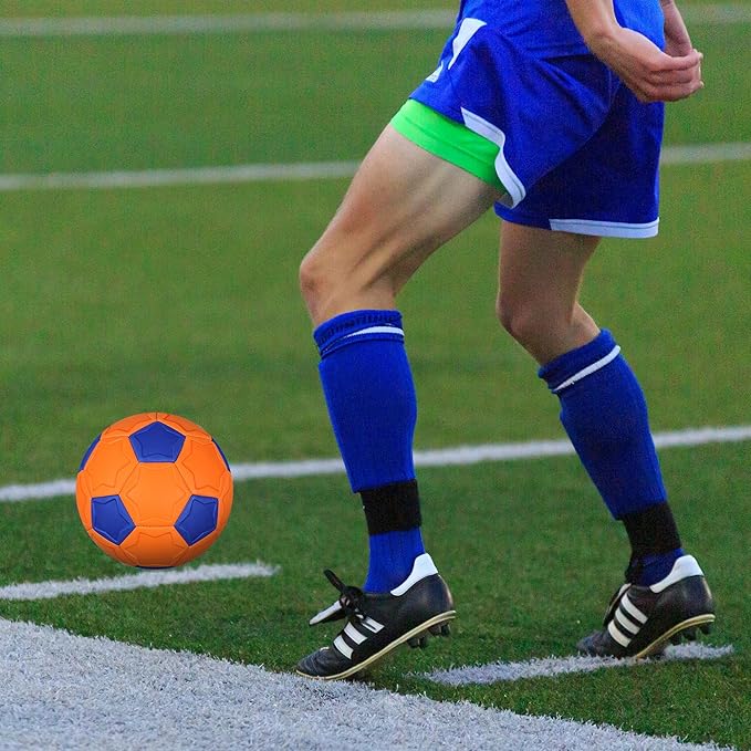 Curve Soccer Ball Size 4, Swerve Soft Balls for Outdoor and Indoor,Size 4 Soccer Ball for Boys and Girls