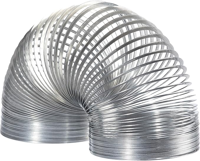 Just Play The Original Slinky Walking Spring Toy, 2.75-inch Diameter Metal Slinky, Fidget Toys (Pack of 2)