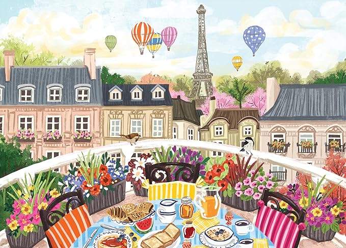 Ceaco - EZ2Hold - Olivia Gibbs - Perfect Paris - 500 Piece Jigsaw Puzzle for Adults - Challenging Puzzle Perfect for Game Nights - Finished Size is 26 x 19