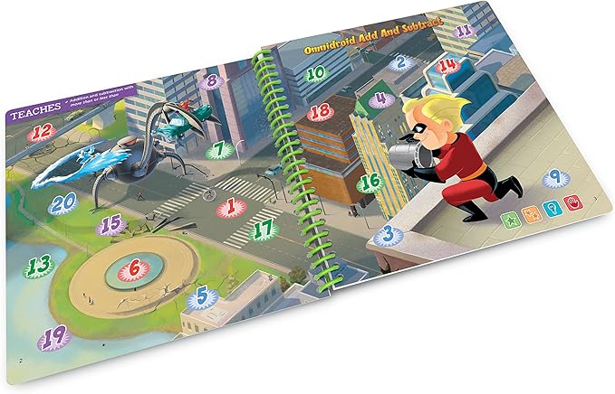 LeapFrog LeapStart 3D Disney Pixar Pals Math Book