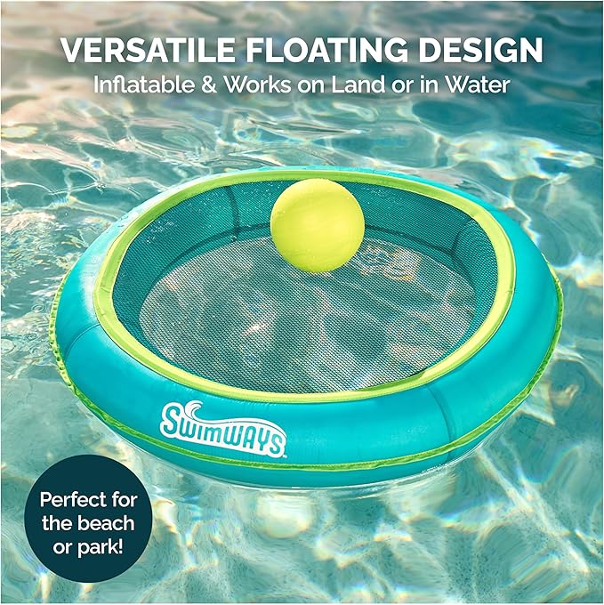SwimWays Aqua Slam, Outdoor Trampoline Game, Pool Slamming Game, Outdoor Toys for Kids and Adults Aged 5 & Up