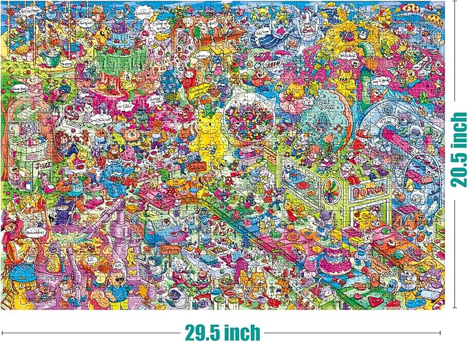 Antelope - 1000 Piece Puzzle for Adults, Catndyland Jigsaw Puzzles 1000 Pieces, High Resolution, Matte Finish, Smooth Edging, No Dust Creative Artistic Puzzle