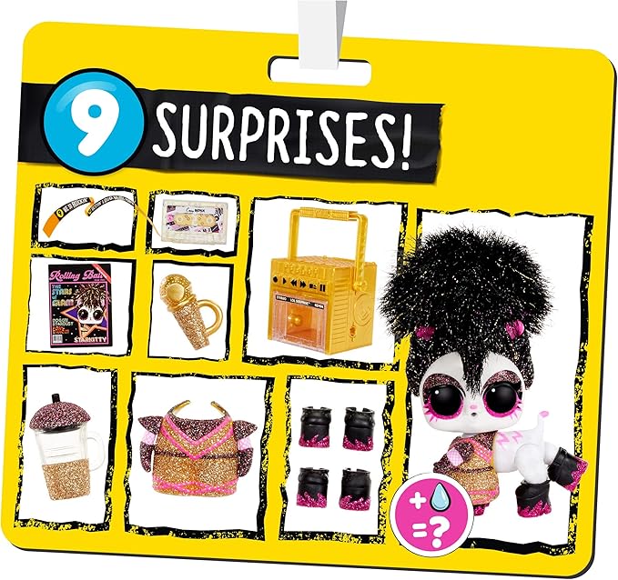 L.O.L. Surprise! LOL Surprise Remix Pets 9 Surprises, Real Hair Includes Music Cassette Tape with Surprise Song Lyrics, Accessories, Dolls