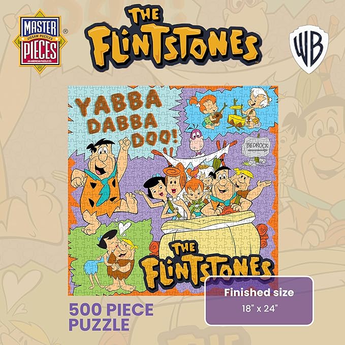MasterPieces Hanna-Barbera Flintstones 500pc Puzzle
