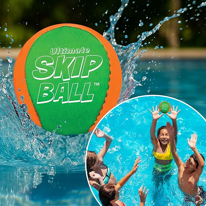 Activ Life The Ultimate Water Skip Balls, Water Bouncing Ball for Swimming Pool, Beach Toys for Friends, Family, Kids and Adults