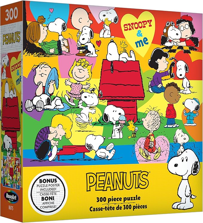 Roseart - Peanuts - Snoopy and Me - 300 Piece Jigsaw Puzzle for Adults