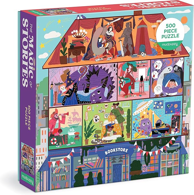 Mudpuppy The Magic of Stories 500 Piece Family Puzzle