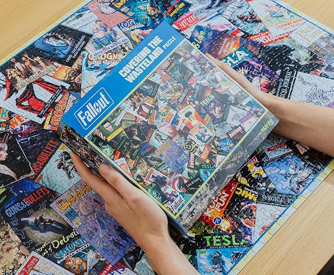 Fallout Covering The Wasteland 1000-Piece Jigsaw Puzzle for Adults | 28 x 20 Inches