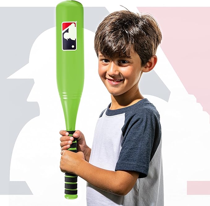 Franklin Sports MLB Jumbo Kids Plastic Baseball Bat - Backyard Bat with Large Barrel for Toddlers - Fat Plastic Bat