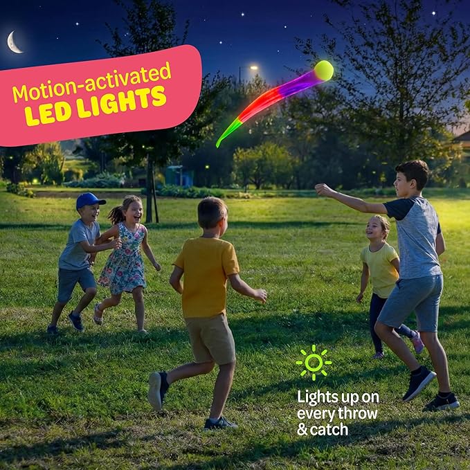 Light-up Slingtail Ball Toy - Easter Basket Stuffers for Teens - Toys for Boys Ages 8 9 10 11 12 13 - Teen Boys Gift Ideas - 12 Year Old Boy Gifts - Cool Summer Beach Outdoor Games for Kids, Teenage