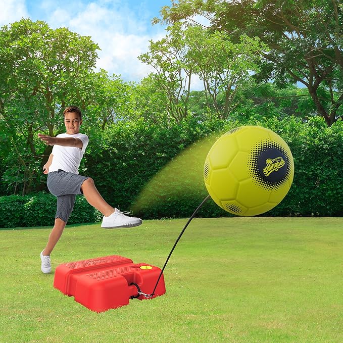 Swingball Reflex Soccer Football Training Aid, Outdoor Activities, Garden Games, Football Practice, Football Game, Swingball Football, Suitable for Boys and Girls Aged 6 Years+