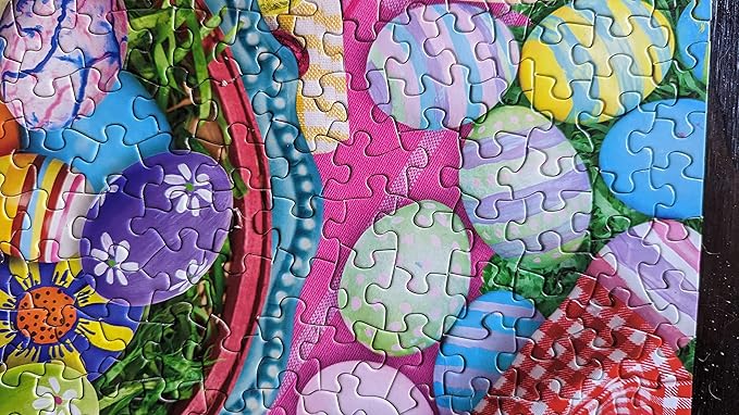 Springbok Extraordinary Easter Eggs 500 Piece Jigsaw Puzzle for Adults and Family - Colorful Easter Scene - Unique Cut Pieces - Made in USA