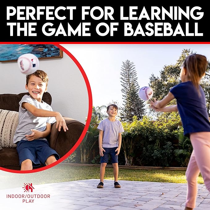 Franklin Sports MyFirst Soft Plush Sports Balls - Stuffed Plush Toy Basketball, Baseball + Football for Kids - NBA, MLB + NFL Indoor Soft Sports Balls - Fun Kids Toys + Room Decorations