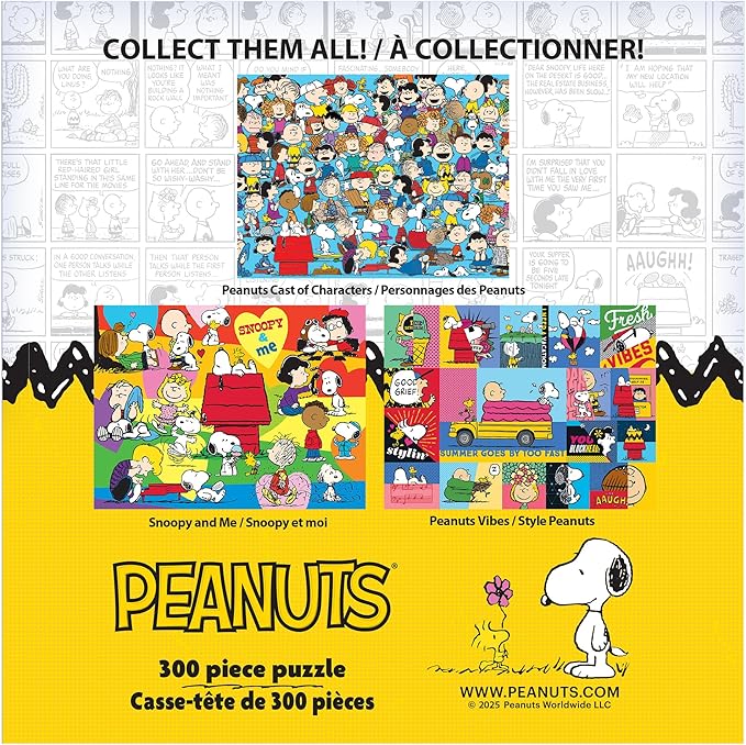 Roseart - Peanuts - Snoopy and Me - 300 Piece Jigsaw Puzzle for Adults