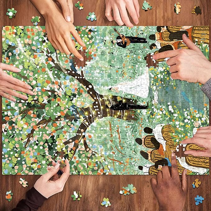 Jigsaw Puzzles for Adults 1000 Pieces, Interlock Perfectly No Dust, Impossible Difficult Hard Fun 1000 Piece Jigsaw Puzzles for Adults-1:1 Poster-Romantic Wedding