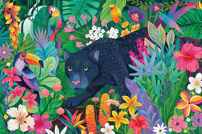Ravensburger Panther in Flowery Jungle 3000 Piece Puzzle for Adults