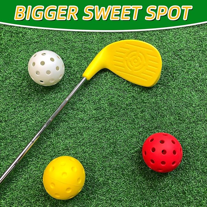 Golf Club with Oversize Head, Right-Handed Plastic Chipping Clubs for Outdoor Backyard Game Training Practice, Golf Accessories Gifts for Men