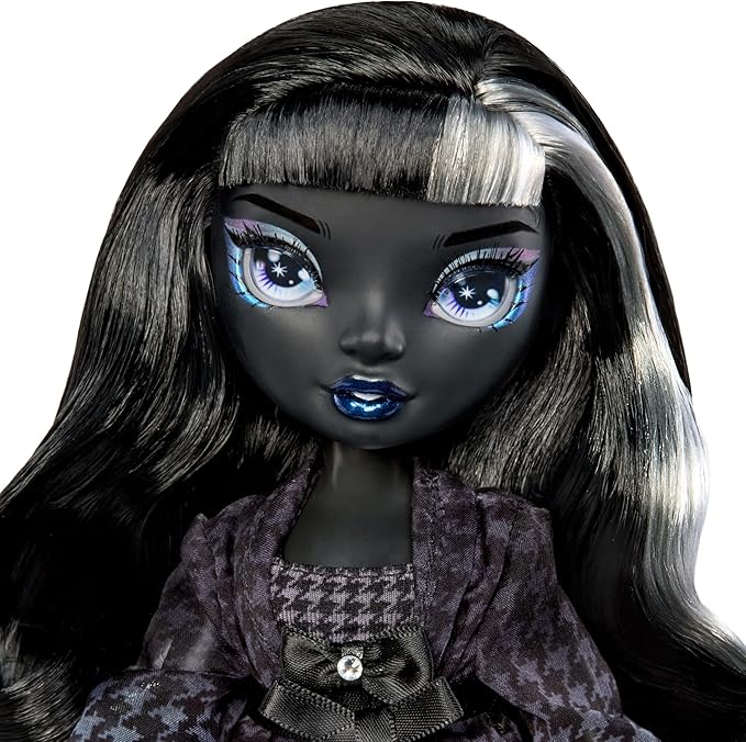 Rainbow High Shadow High Girl's Night Shanelle Onyx- Grayscale 11" Fashion Doll. Black Hair. Black Outfit. Girl's Night Accessories and Comb.