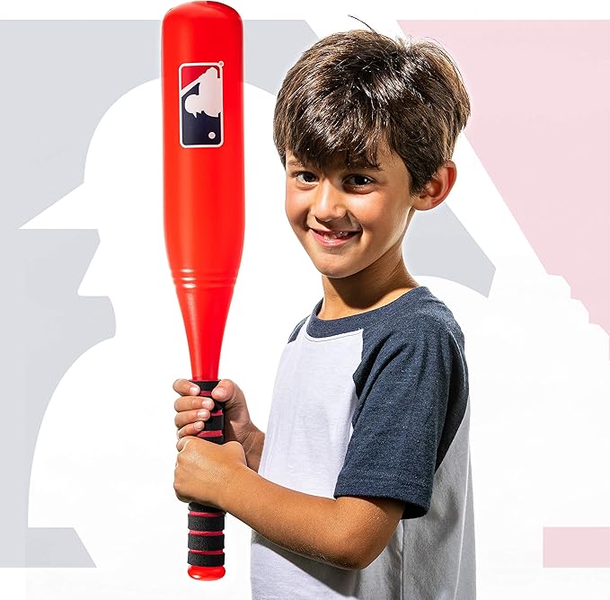 Franklin Sports MLB Jumbo Kids Plastic Baseball Bat - Backyard Bat with Large Barrel for Toddlers - Fat Plastic Bat