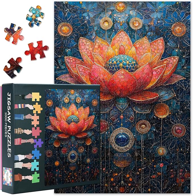 Mount Fuji Puzzles for Adults 1000 Pieces, Japanese Jigsaw Puzzles, Blossoms Adult Puzzle for Adults, Educational Fun Games or Toys for Elders Friends 20X27 INCH