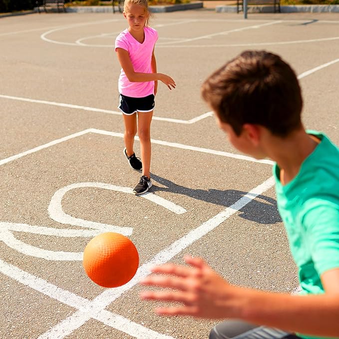 Franklin Sports Kids Playground Balls - Rubber Kickballs + Playground Balls For Kids - Great for Dodgeball, Kickball, 4 Square + Schoolyard Games - 8.5” Diameter
