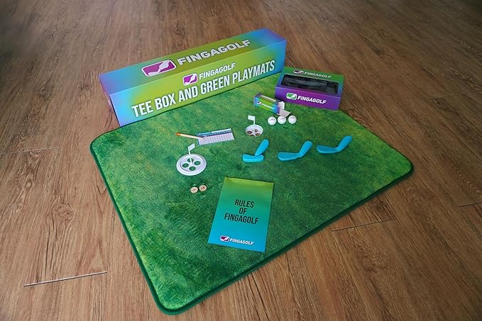 Fingagolf Indoor Golf Game Realistic Golf for Home, Office, or Travel – Unique Gift for Golfers of All Ages