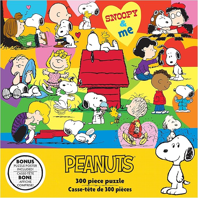 Roseart - Peanuts - Snoopy and Me - 300 Piece Jigsaw Puzzle for Adults