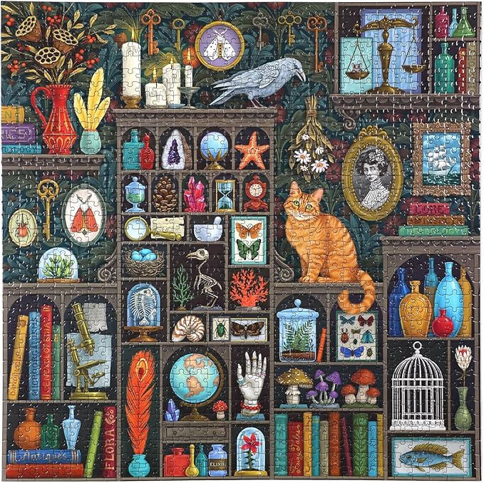 eeBoo 1000 Piece Puzzle - Alchemist's Closet Jigsaw Puzzle for Adults, Square 23" x 23" Made with Recycled Board & Vegetable-Based Ink