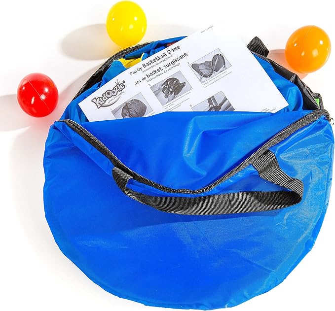 Kidoozie Pop-Up Basketball, Indoor or Outdoor Sport Activity, Suitable for Preschool and School Aged Children Ages 3 and Older
