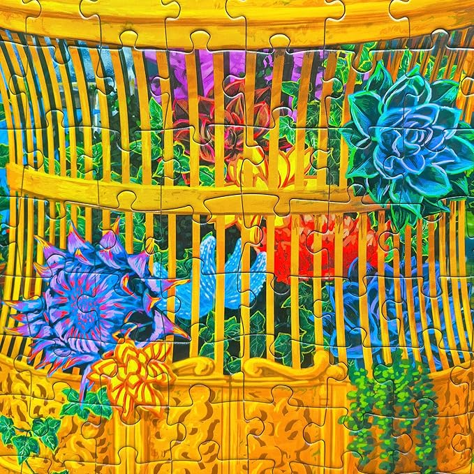 300 Piece Puzzles for Adults Large Piece - Jigsaw Puzzles for Seniors Kids - Succulent Afternoon Dreams - Licensed by Joseph Burgess