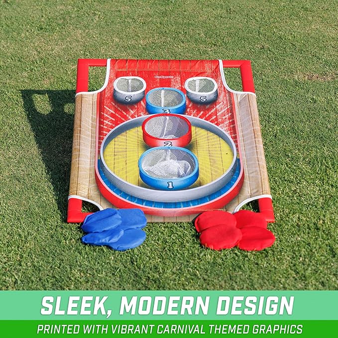 GoSports 3 x 2 ft Arcade Cornhole Game - Portable Bean Bag Toss Game