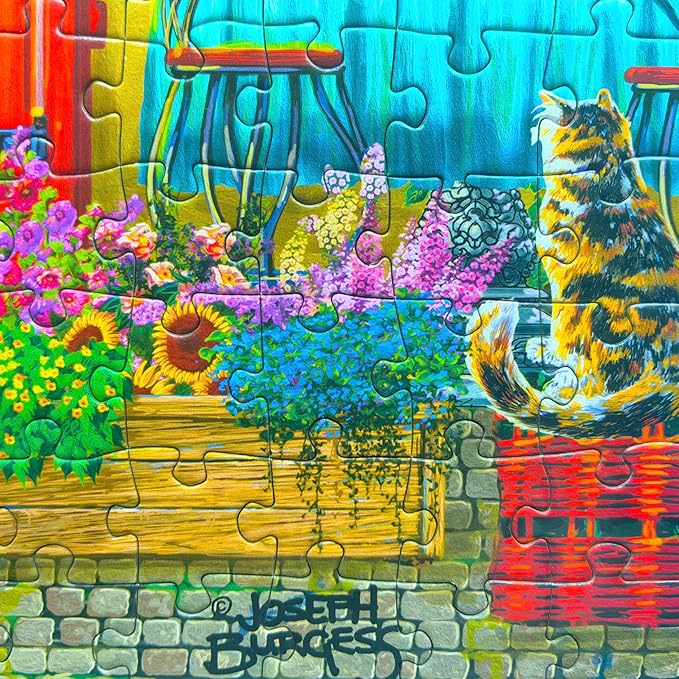300 Piece Puzzles for Adults - Large Piece Jigsaw Puzzles for Seniors Kids - Licensed by Joseph Burgess