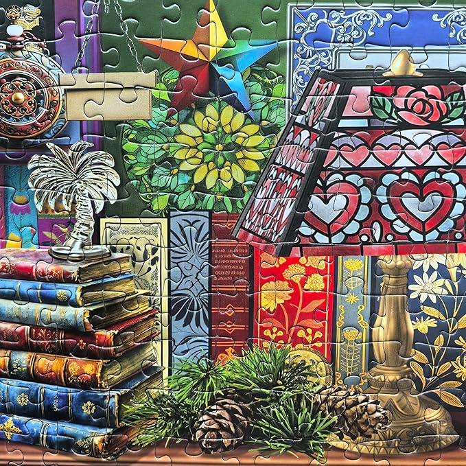 500 Piece Puzzles for Adults - Collected 2 Licensed by Chris Bigelow - Retro Puzzle Back to The Past