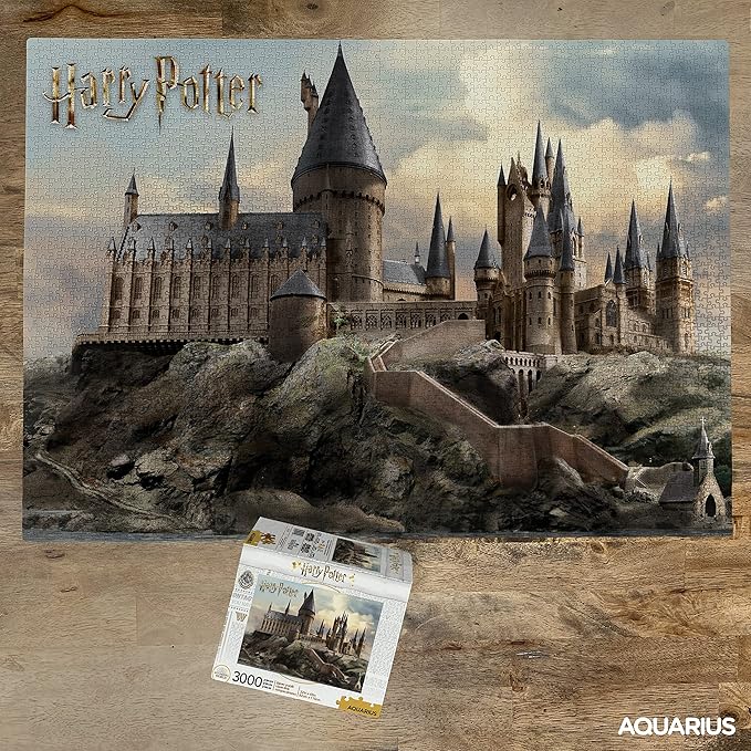 Harry Potter 3000 Piece Jigsaw Puzzle Movie Theme Puzzles Collectible Merchandise Gift for Teens and Adults 45"x32" - Hogwarts Castle by Aquarius