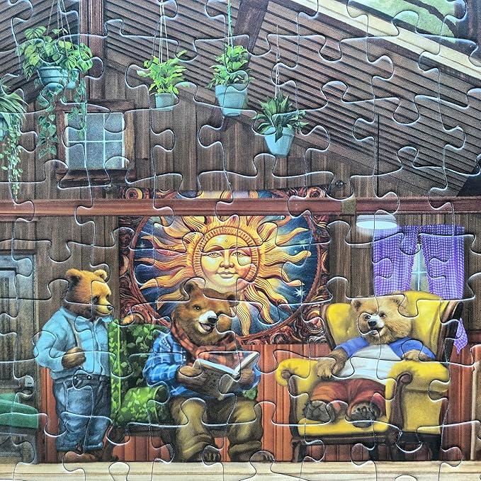 500 Piece Puzzles for Adults - Bear Cabin Licensed by Chris Bigelow