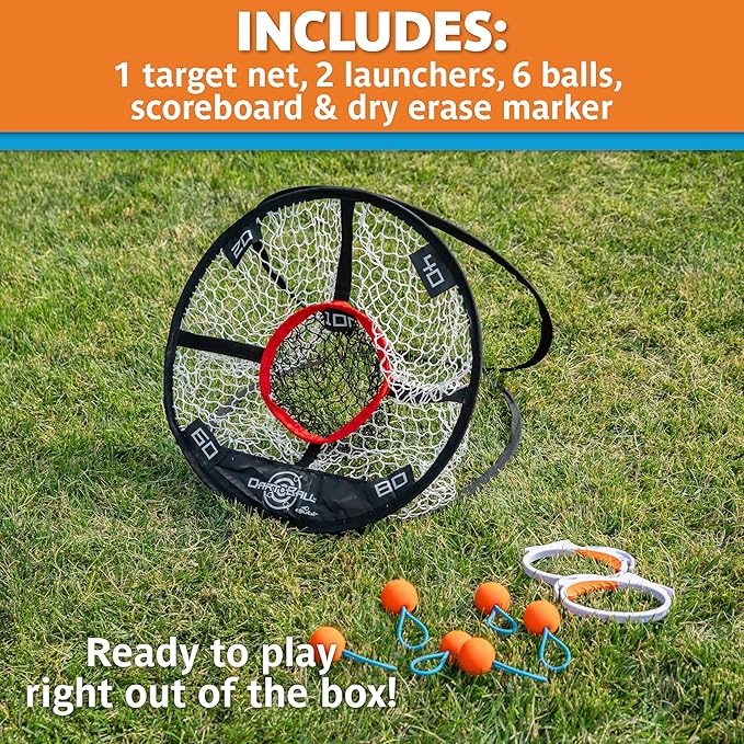 Djubi Dartball, Best Gifts for Kids and Teens All Ages 8 & Up - Slingshot Outdoor Beach, Lawn, & Tailgating Family Game - Toys Gifts for 8 9 10 11 12 13 Year Old Boys