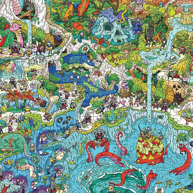 The Peckish Pirates • 1000-Piece Jigsaw Puzzle from The Magic Puzzle Company • Series Four