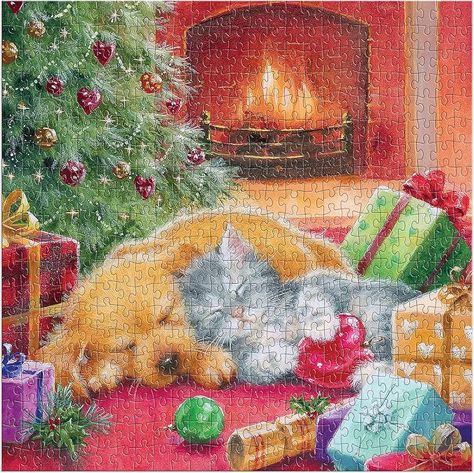 Galison Good Puzzle Co. Warm by The Fireplace