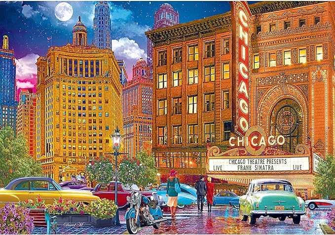 RoseArt - Kodak Premium - Chicago - 1500 Piece Jigsaw Puzzle for Adults