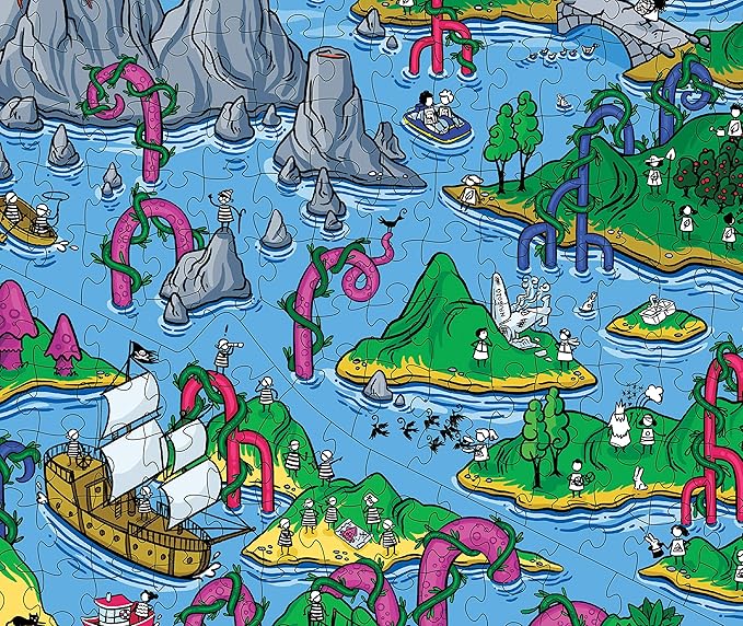 The Happy Isles • 1000-Piece Jigsaw Puzzle from The Magic Puzzle Company • Series One