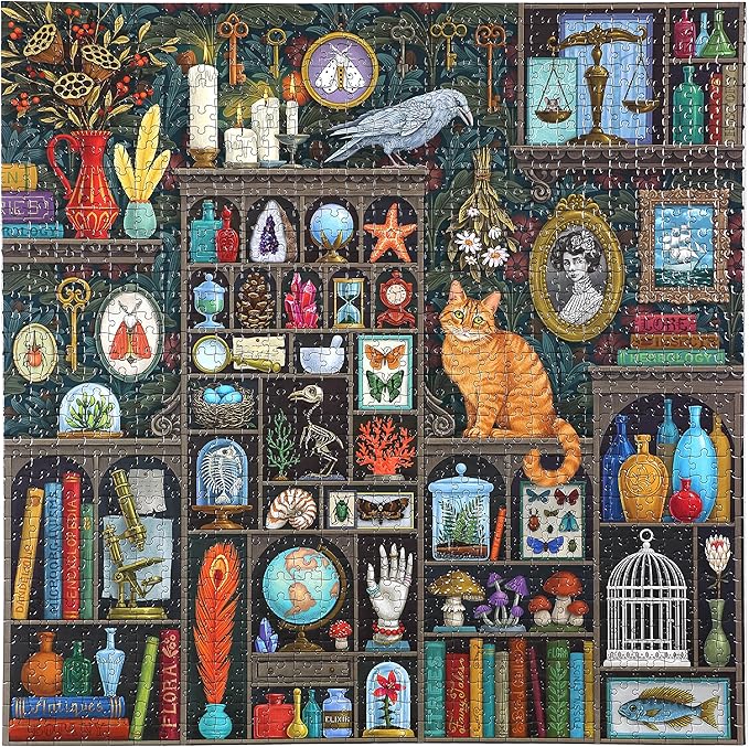 eeBoo 1000 Piece Puzzle - Alchemist's Closet Jigsaw Puzzle for Adults, Square 23" x 23" Made with Recycled Board & Vegetable-Based Ink
