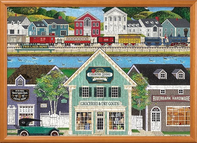 MasterPieces Twin Lakes Jigsaw Puzzle - 500 Piece EZ Grip, Adult Puzzle - for Adults
