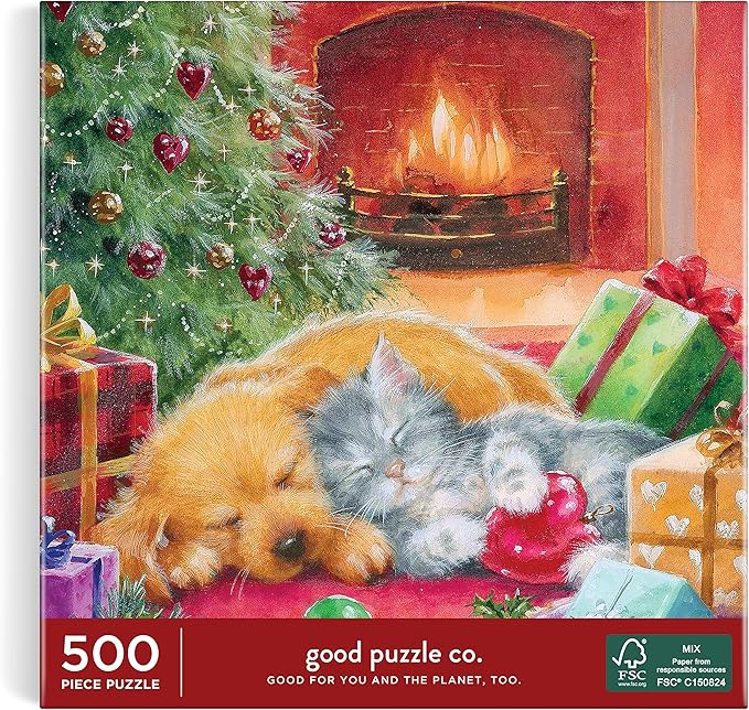 Galison Good Puzzle Co. Warm by The Fireplace