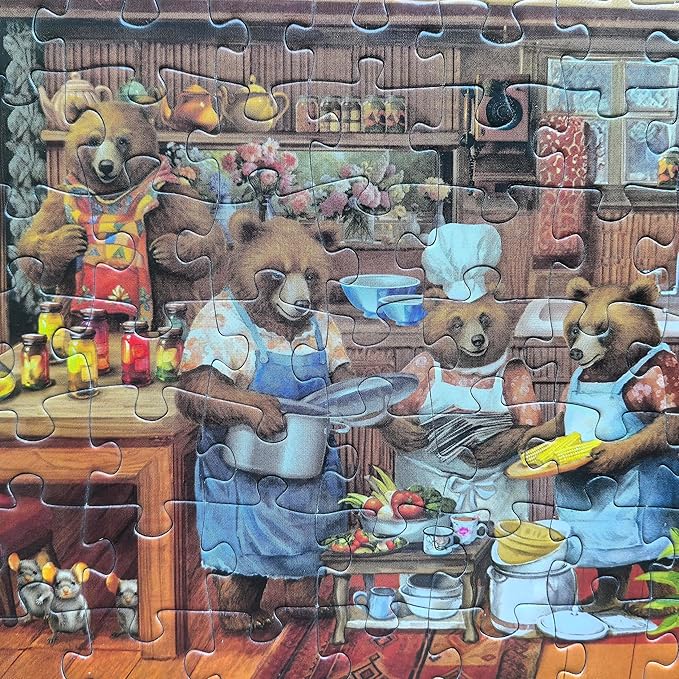 500 Piece Puzzles for Adults - Bear Cabin Licensed by Chris Bigelow